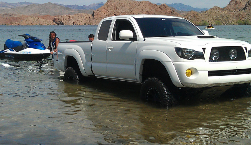 Toyota tacoma and towing