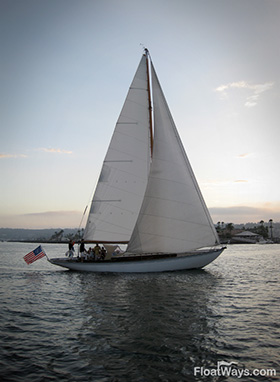 Sailboat in San Diego Bay