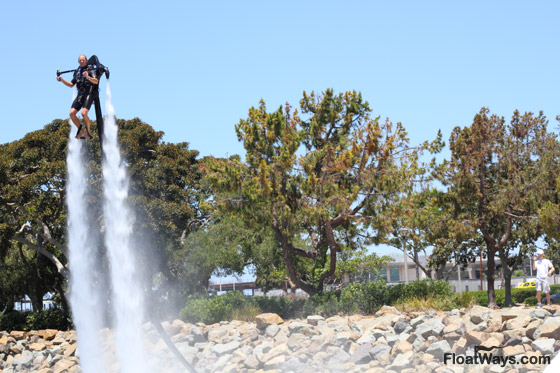 JetLev Flying at the San Diego Yacht and Boat Show