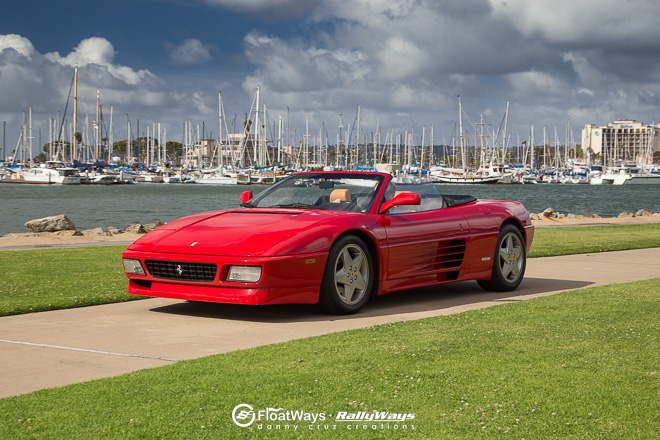 Ferrari 348 Spider at the Marina